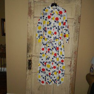 Vintage Loungewear by Gossard Button Front House Dress Size M (AA-30)